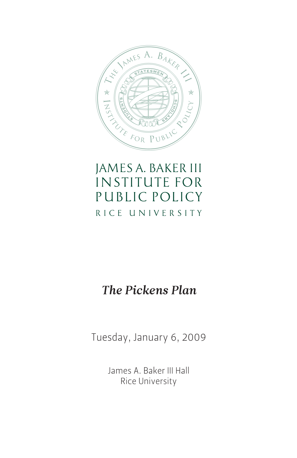 The Pickens Plan