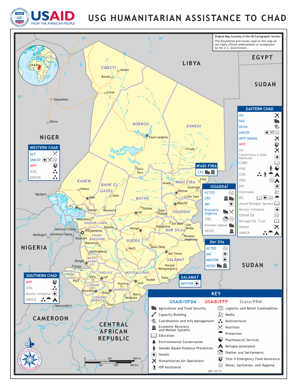 Usg Humanitarian Assistance to Chad