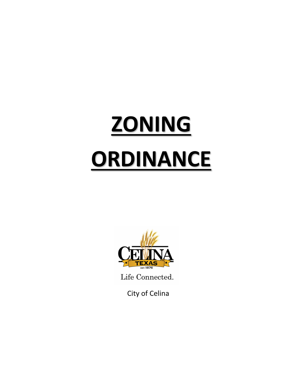 Zoning Ordinance