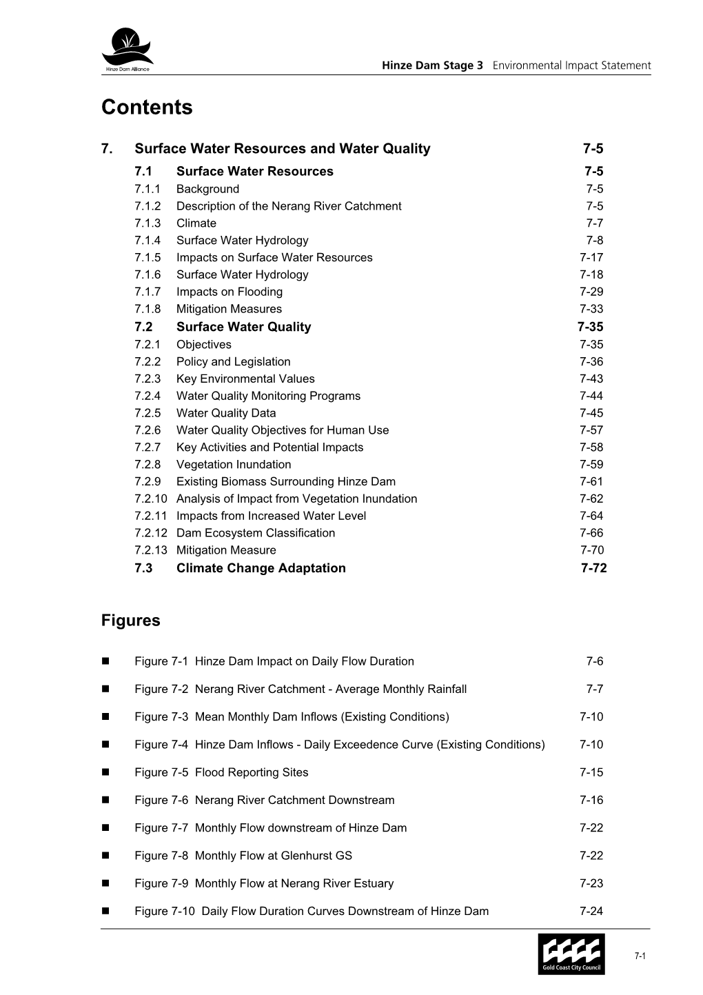 Section 7: Surface Water and Water Quality