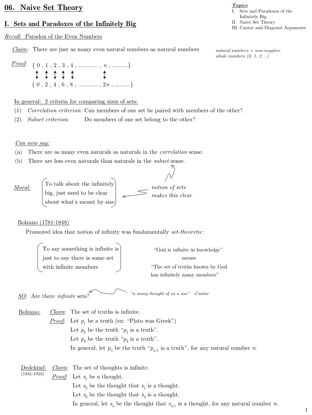 06. Naive Set Theory I