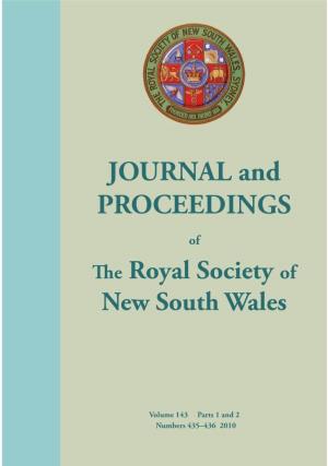 JOURNAL and PROCEEDINGS