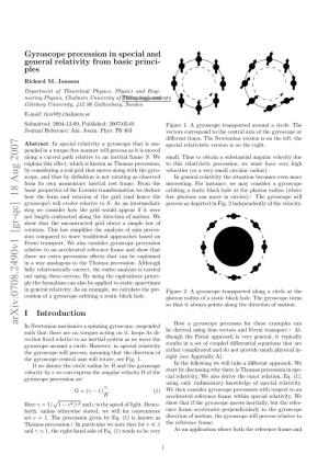 Gyroscope Precession in Special and General Relativity from Basic Principles