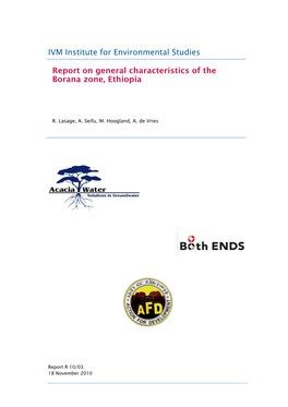 Report on General Characteristics of the Borana Zone, Ethiopia