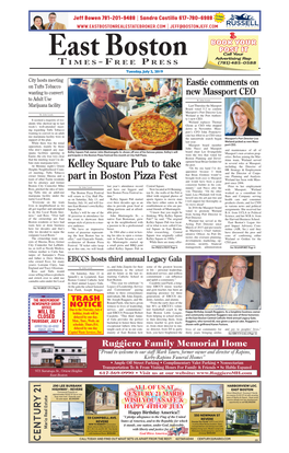Kelley Square Pub to Take Part in Boston Pizza Fest