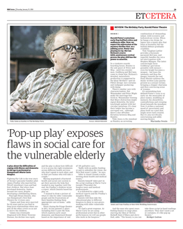 Exposes Flaws in Social Care for the Vulnerable Elderly