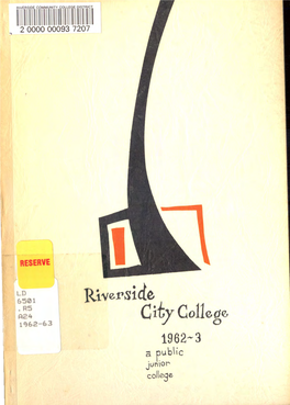 1962-63 RCCD Catalog