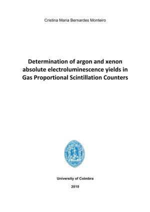 Determination of Argon and Xenon Absolute Electroluminescence Yields in Gas Proportional Scintillation Counters