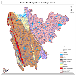 Aquifer Map of Hiriyur Taluk, Chitradurga District