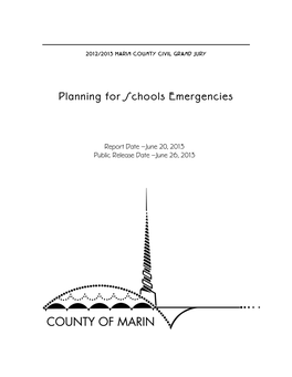 Planning for Schools Emergencies