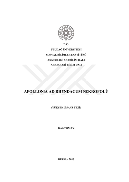 Apollonia Ad Rhyndacum Nekropolü