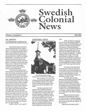 Svvedish Colonial News