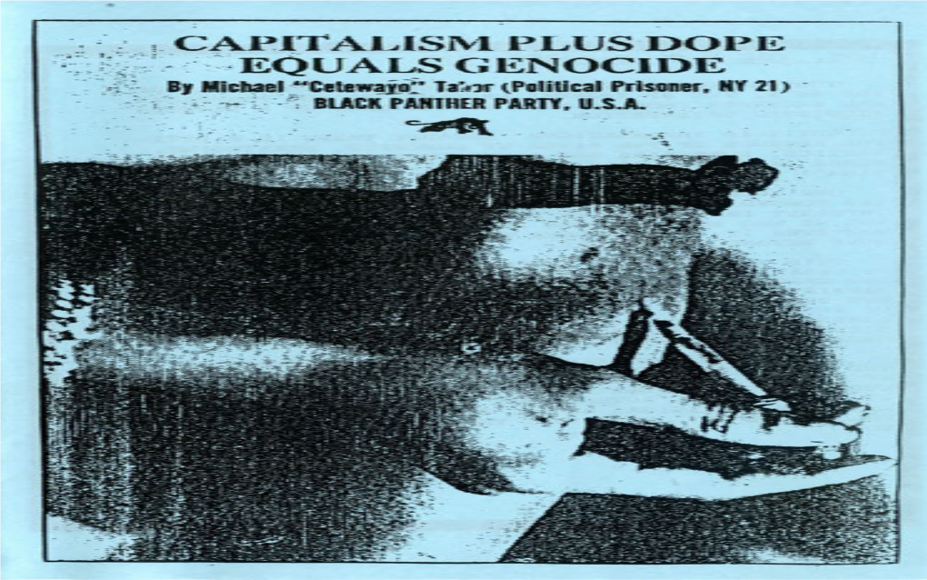 CAPITALISM PLUS DOPE EQUALS GENOCIDE by Michael 