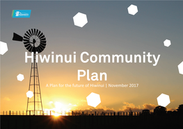 A Plan for the Future of Hiwinui | November 2017 CONTENTS