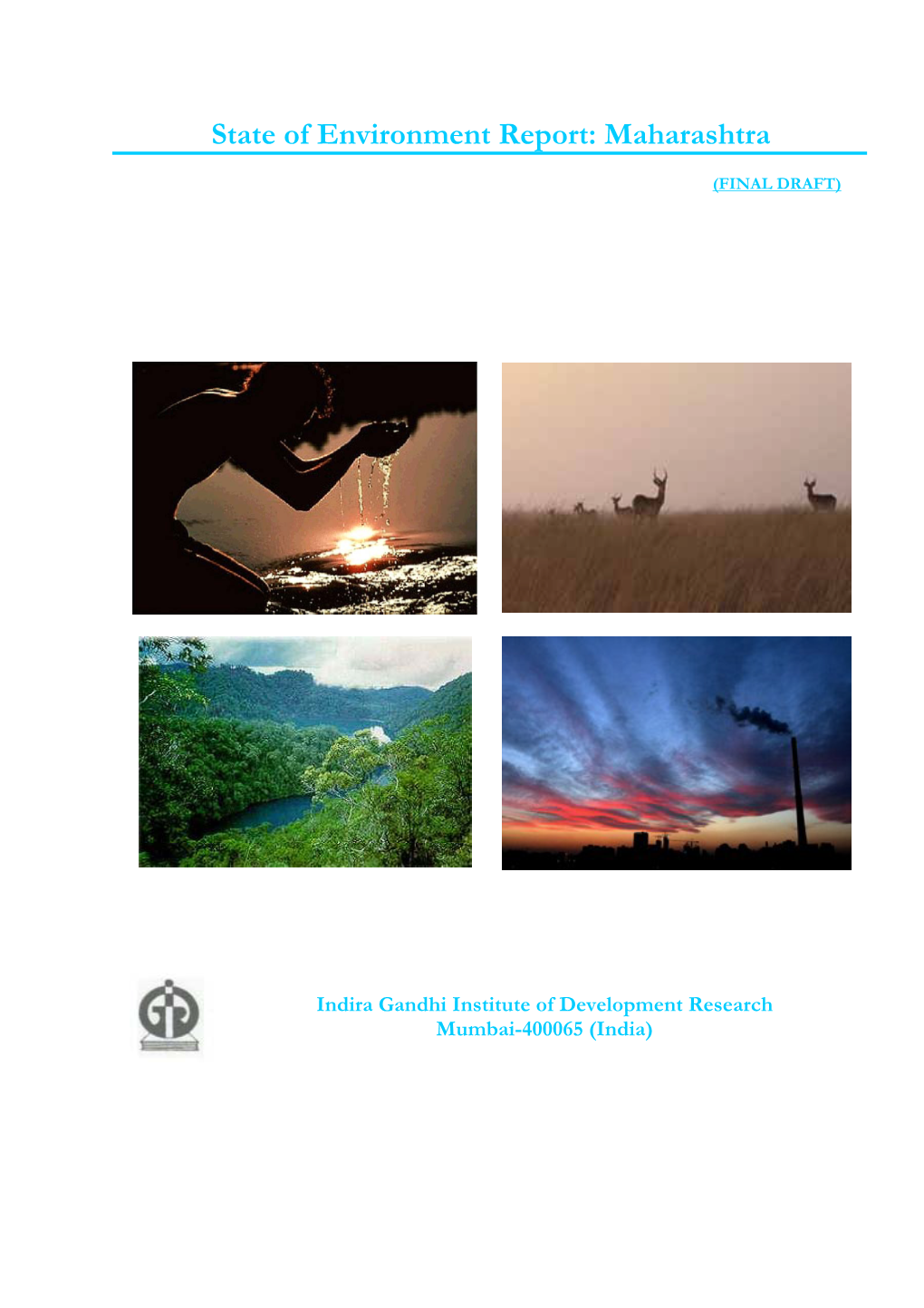 State of Environment Report: Maharashtra