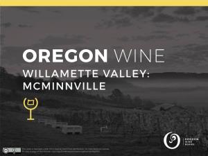 Willamette Valley: Mcminnville