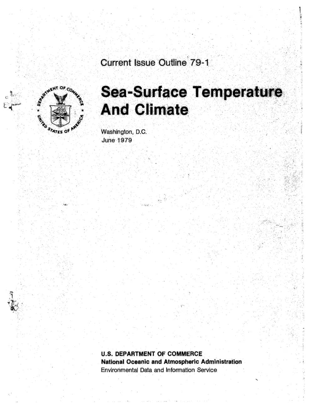 Sea-Surface Temperature and Climate