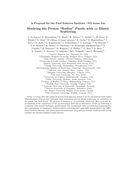 Studying the Proton “Radius” Puzzle with Μp Elastic Scattering