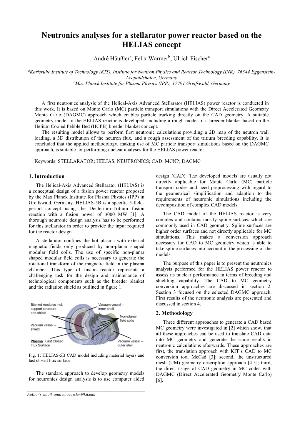 Neutronics Analyses for a Stellarator Power Reactor Based on the HELIAS Concept
