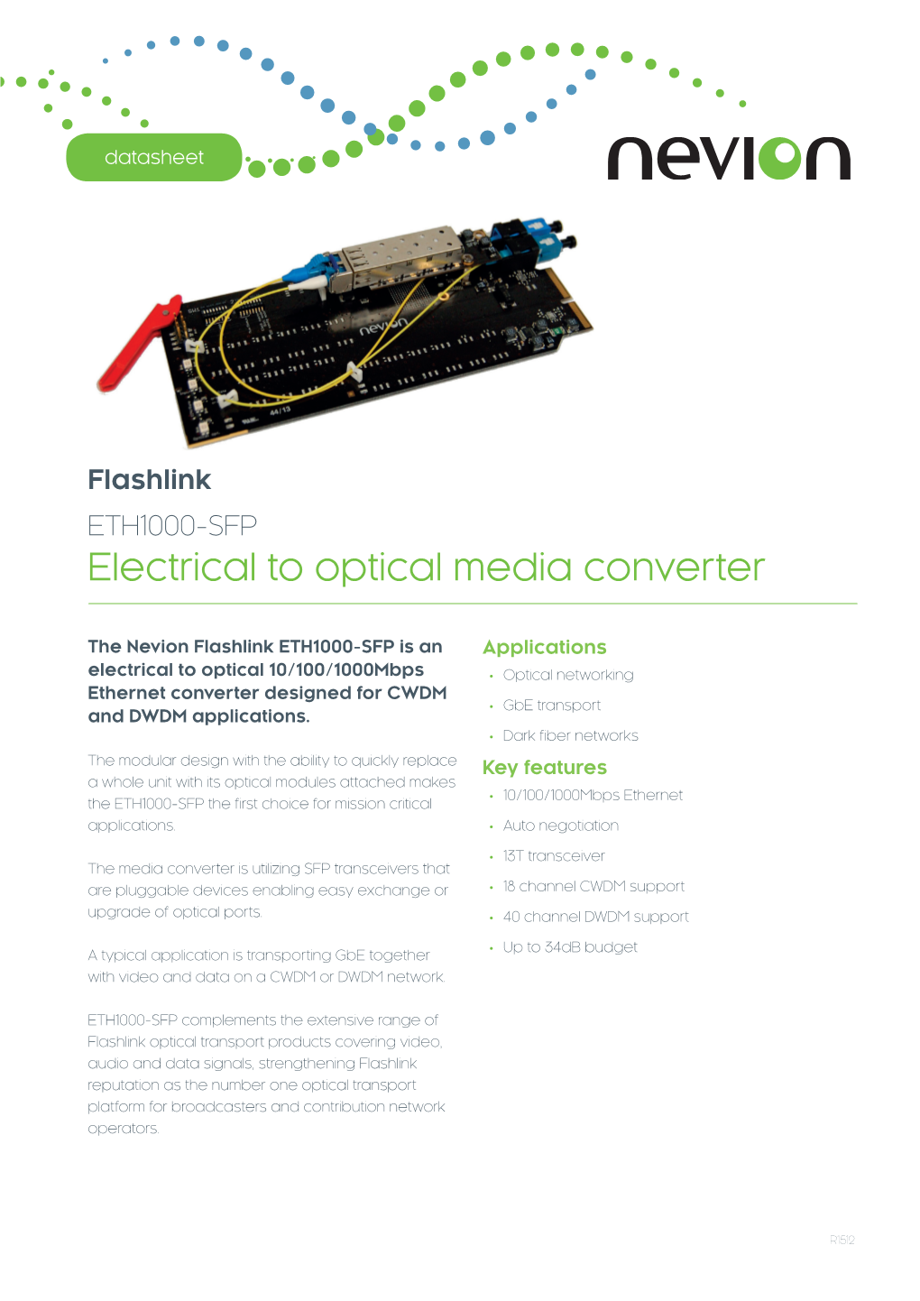 Electrical to Optical Media Converter