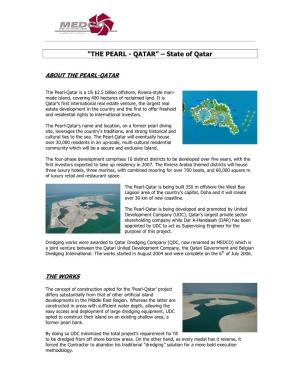 “THE PEARL - QATAR” – State of Qatar