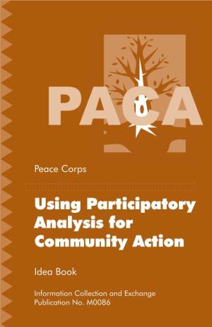Using Participatory Analysis for Community Action