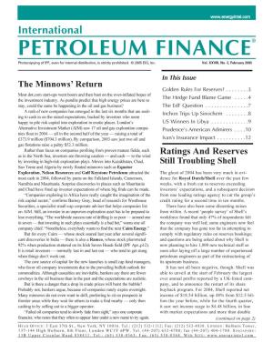 International Petroleum Finance