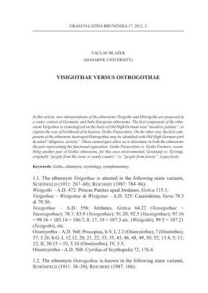 Visigothae Versus Ostrogothae