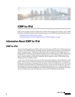 ICMP for Ipv6