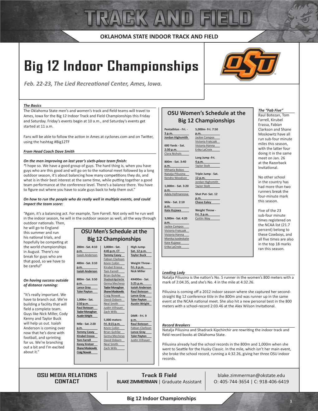 Big 12 Indoor Championships