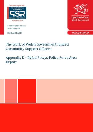 Dyfed Powys Police Force Area Report