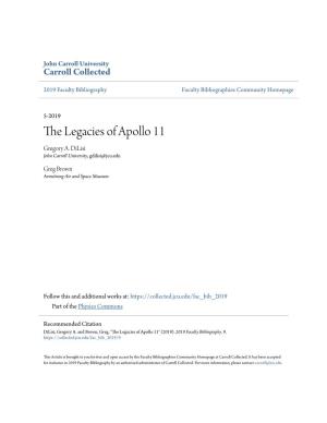 The Legacies of Apollo 11 Gregory A