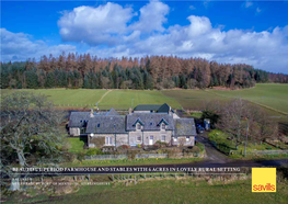 Beautiful Period Farmhouse and Stables with 6 Acres in Lovely Rural Setting Ballabeg Dykehead, by Port of Menteith, Stirlingshire