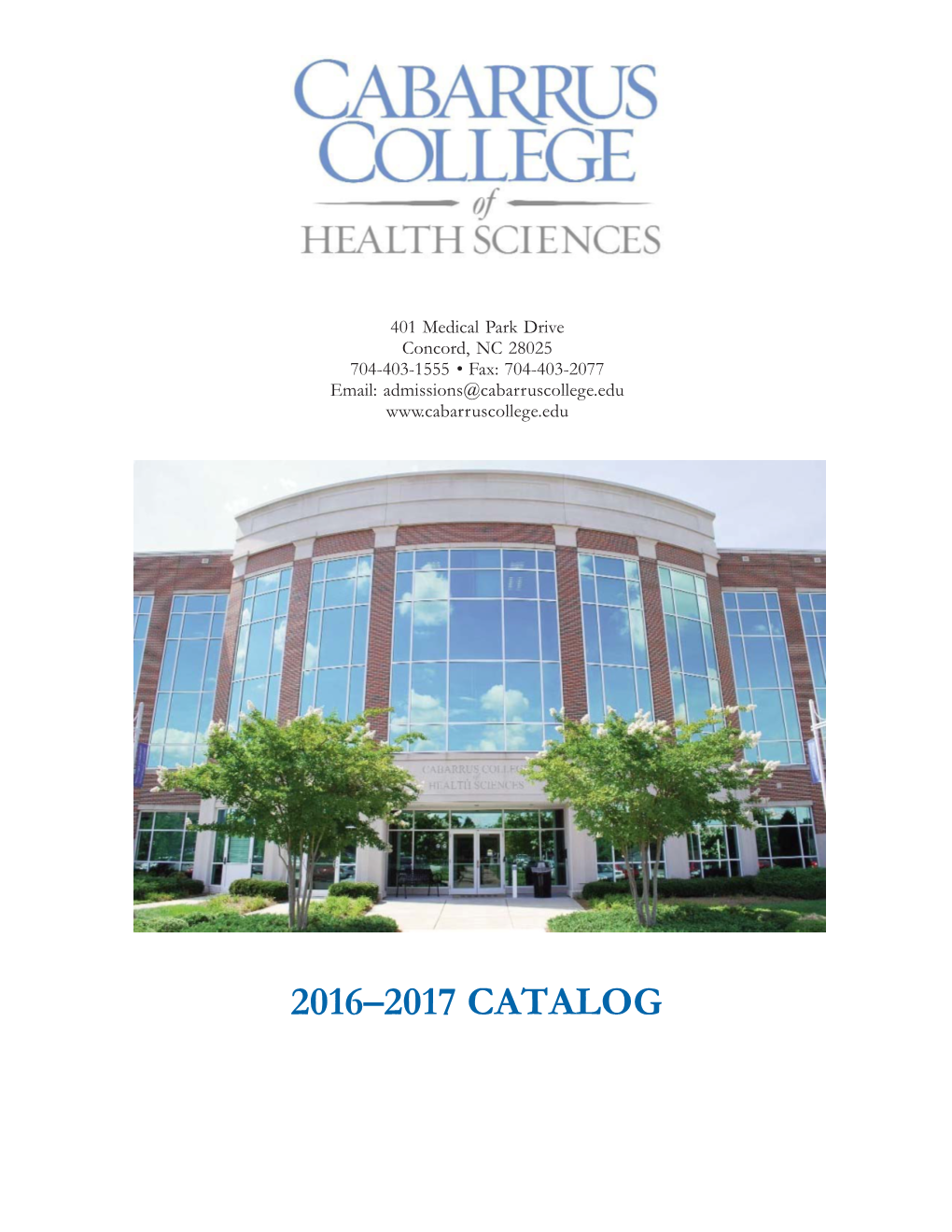 College Catalog