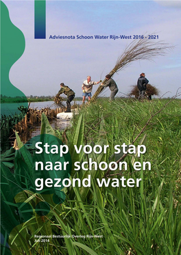 Adviesnota Schoon Water Rijn-West 2016-2021