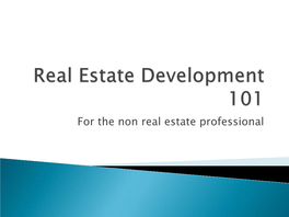 Real Estate Development