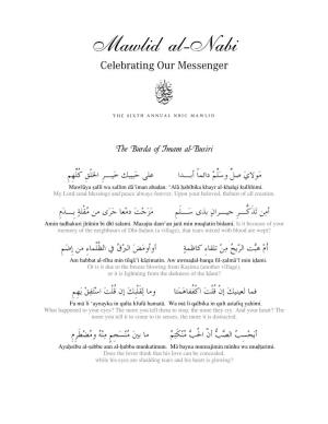 Mawlid Al-Nabi Celebrating Our Messenger