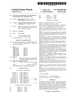 (12) United States Patent (10) Patent No.: US 9.446,029 B2 Boscan Et Al