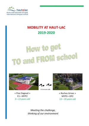 Mobility at Haut-Lac 2019-2020