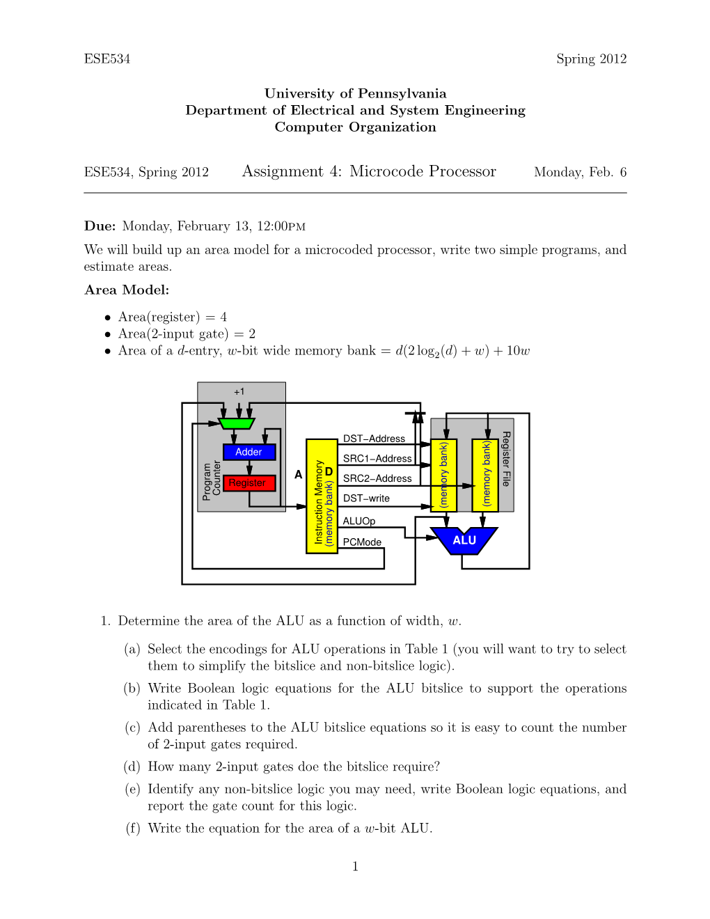 Microcode Processor Monday, Feb