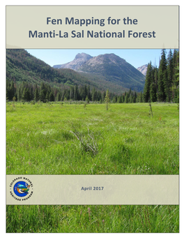 Fen Mapping for the Manti-La Sal National Forest