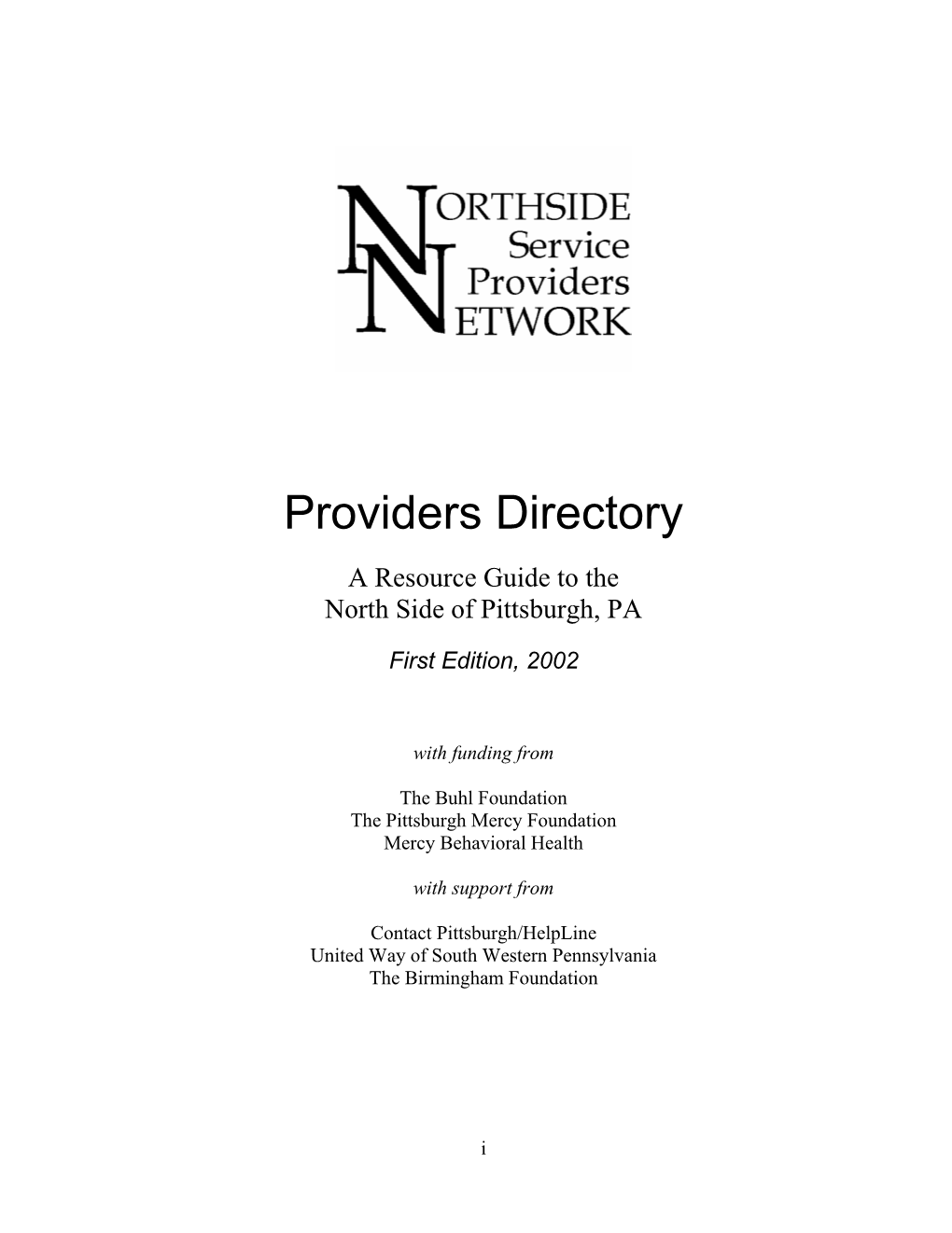 Providers Directory