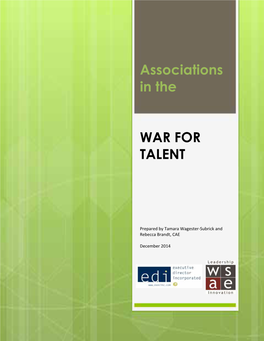 Associations in the WAR for TALENT