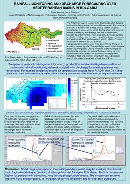 Rainfall Monitoring and Discharge Forecasting