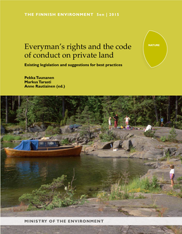 Everyman's Rights and the Code of Conduct on Private Land