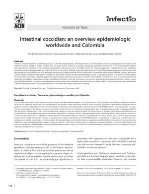 Intestinal Coccidian: an Overview Epidemiologic Worldwide and Colombia