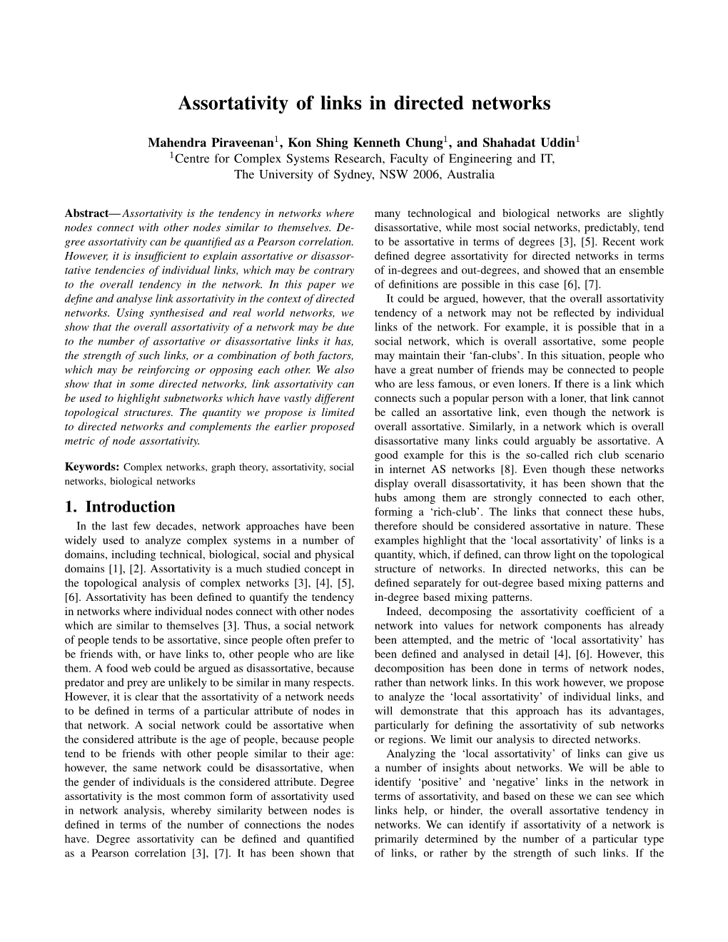 Assortativity of Links in Directed Networks