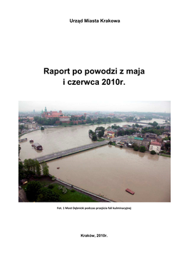 Raport Po Powodzi Z Maja I Czerwca 2010R