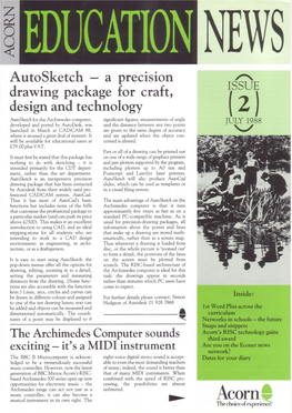APP145 Acorn Education News Issue 2 July 1988