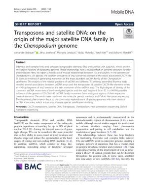 Transposons and Satellite